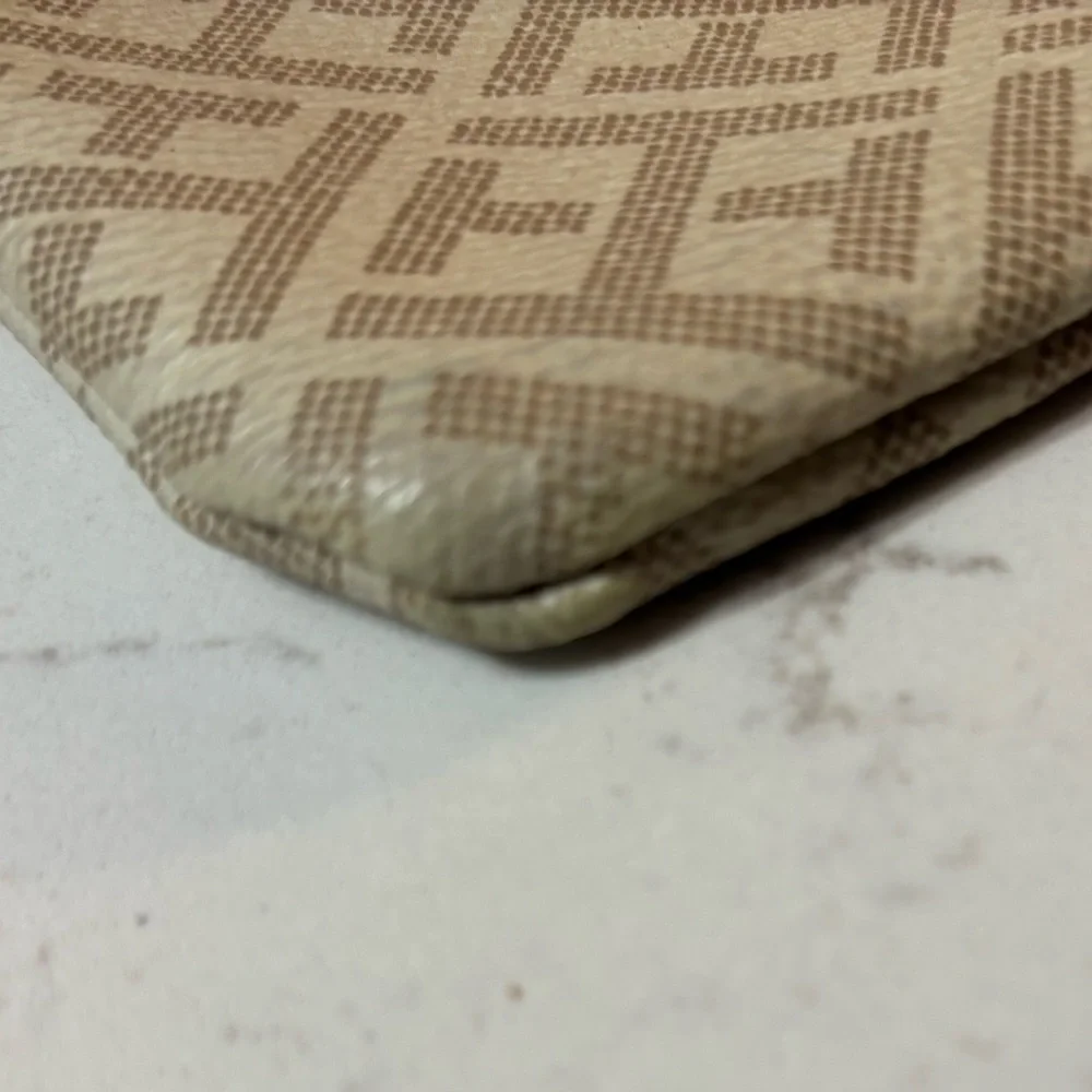 Tommy Hilfiger Beige and Brown Clutch